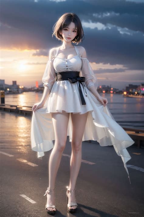 天空美眉